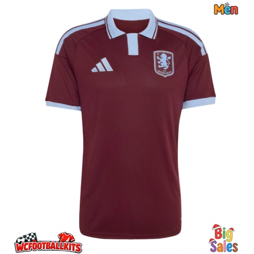 Aston Villa Ian Maatsen #22 Replica Home Stadium Shirt 2026-27 Short Sleeve